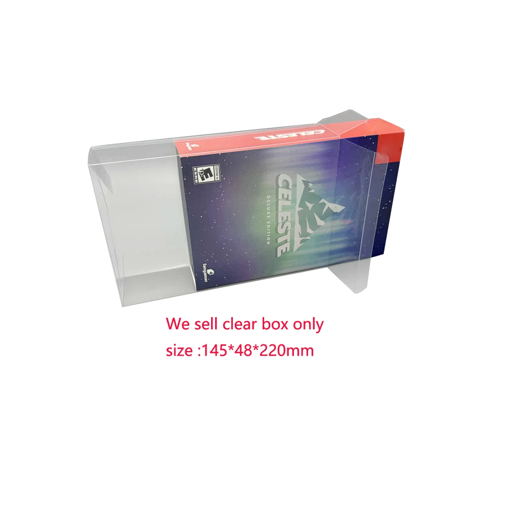 غطاء شفاف للحيوانات الأليفة لألعاب تبديل نيتندو ، حماية طبعة فاخرة ، صندوق تخزين للعرض ، شفاف ، مجموعة حماية