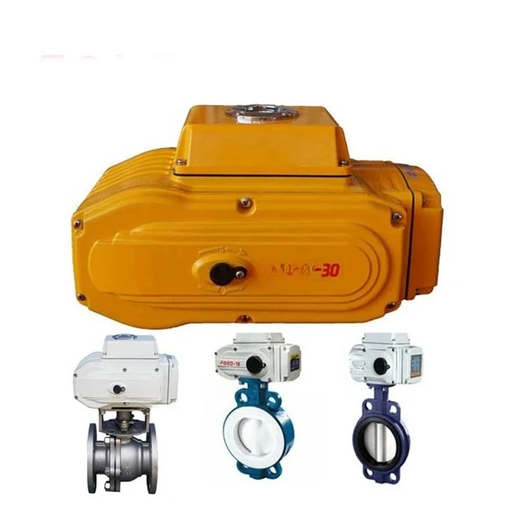 High Torque Control Regulating Electric Rotary Actuator 24VDC High Speed China Manufacturer