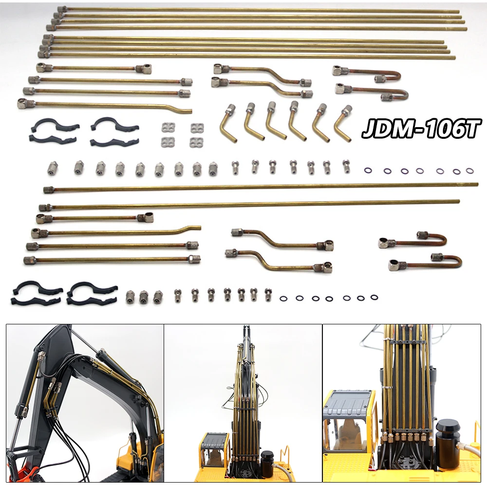 JDM-106T JDMODEL Special Hydraulic Copper Pipe for New Excavator High-Quality Construction Equipment Part
