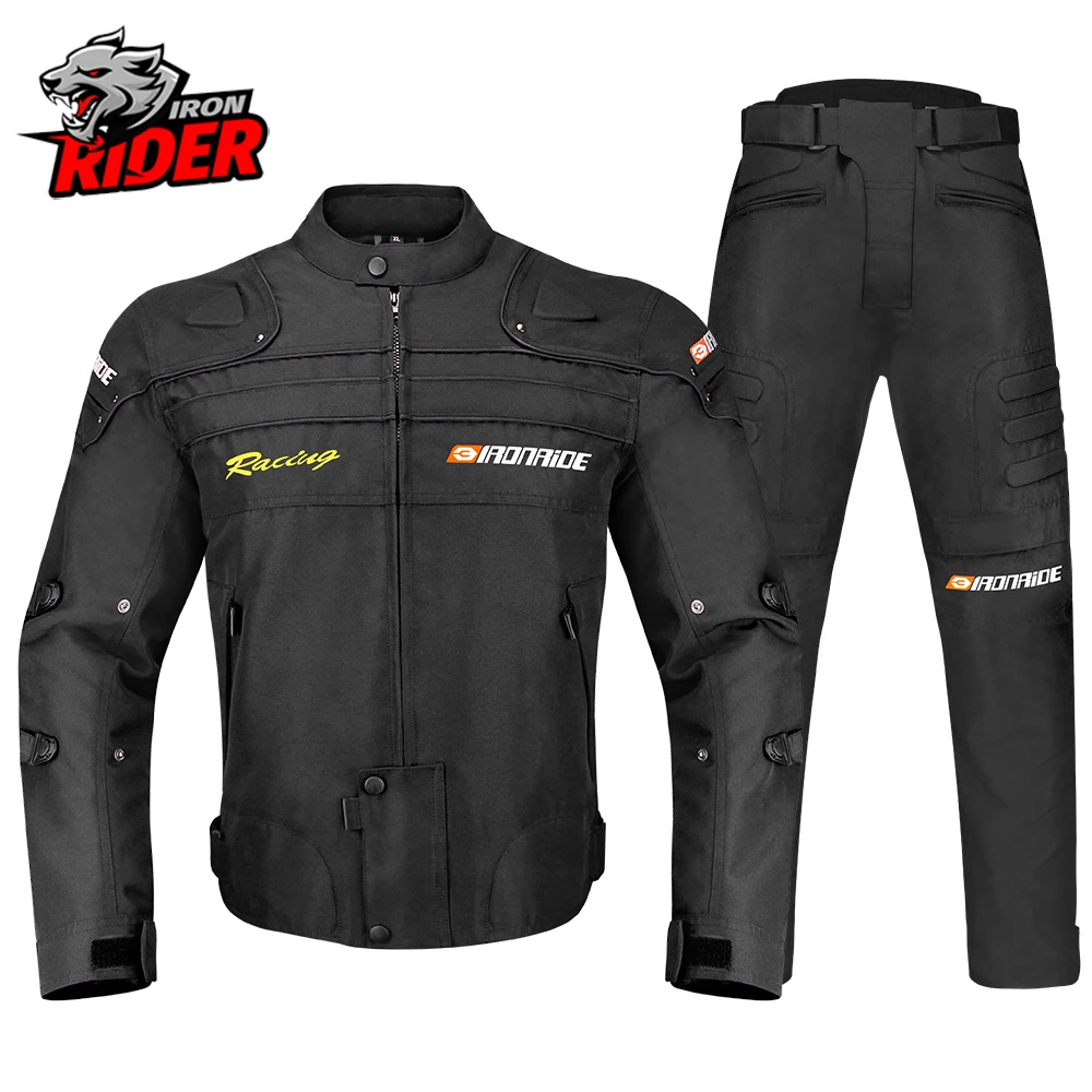 

Motorcycle Riding Jacket For Men Anti Fall Wear-resistant Warm Off-road Motorcycle Jacket Jacket With Detachable Inner Strap