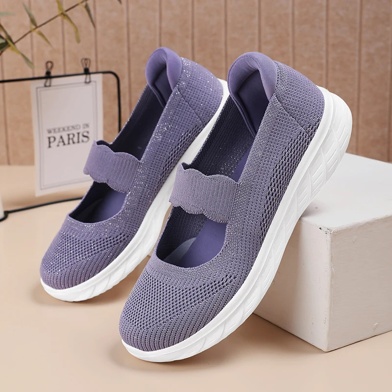 أحذية مشي كاجوال أنيقة مع أحذية رياضية نسائية عصرية على الطراز الباريسي، أحذية فاخرة مناسبة للارتداء اليومي