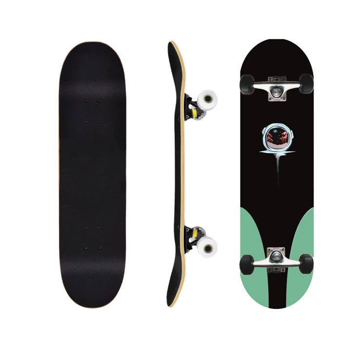 Wholesale Cheap Deep Concave 8.125 Inch Chinese Maple Double Tailed Skateboard Set Suitable for Adults