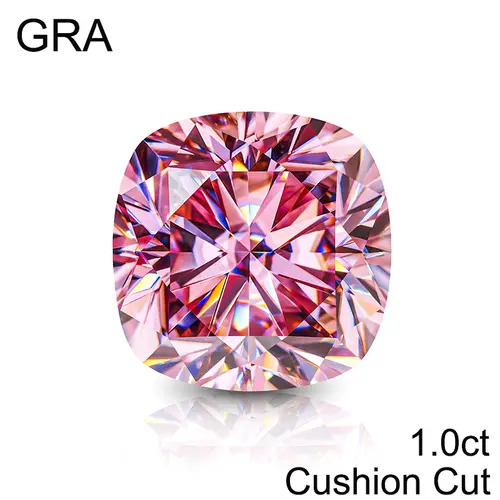 Pink Loose Moissanite 100% Real Lab Gemstone Stones For Women Jewelry Diamond Ring Material GRA Round/Pear/Emerald/Oval Cut - Image 19