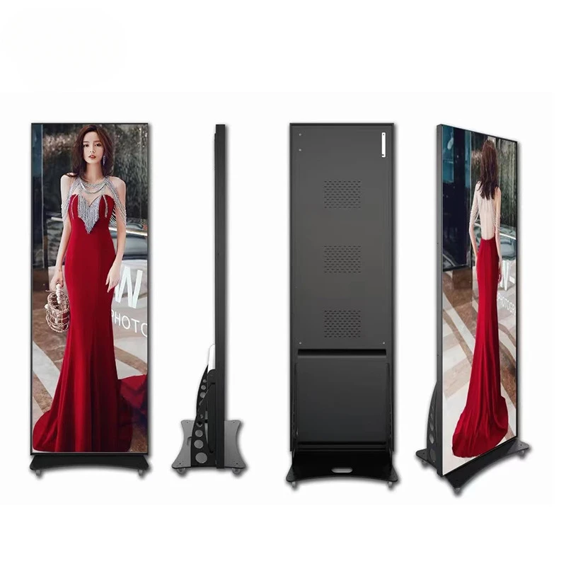 

Wireless 4g Vertical Indoor P1.53mm Light Emitting Diode Poster Video Screen