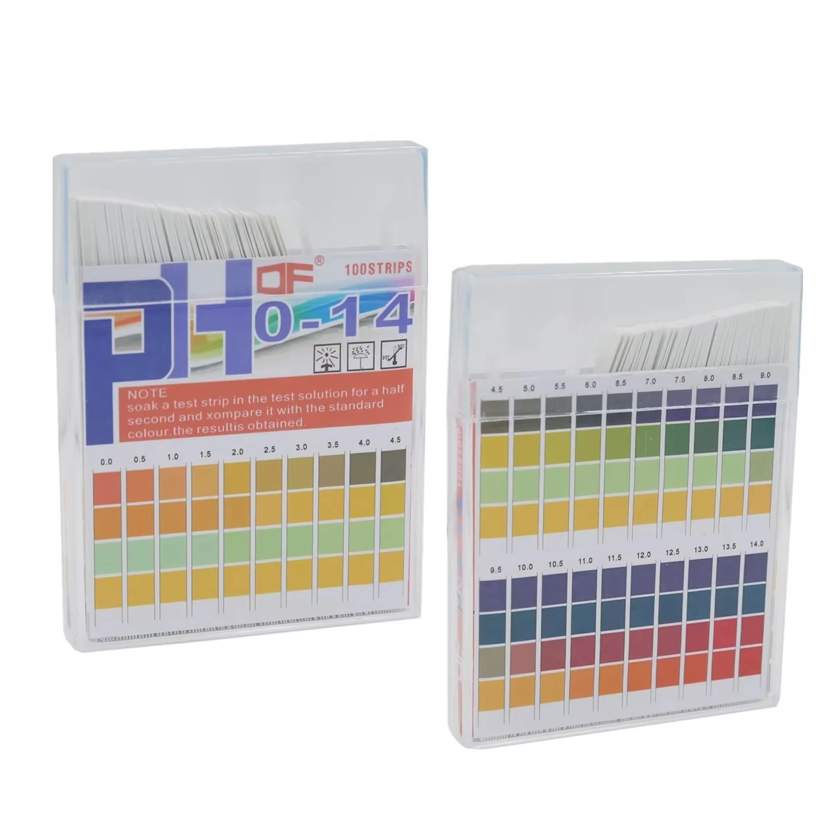 100pcs PH Test Strips Range 0-14 Indicator Paper Tester Boxed Litmus Alkaline Acid Testing Indicator Strips Paper ﻿