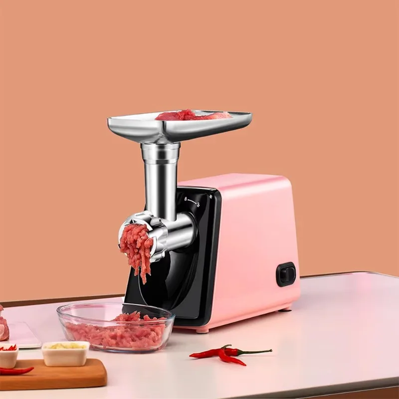

Factory Direct Sales ABS Plastic Housing Stainless Steel Electric Meat Grinders Slicers Machine Meat Grinders