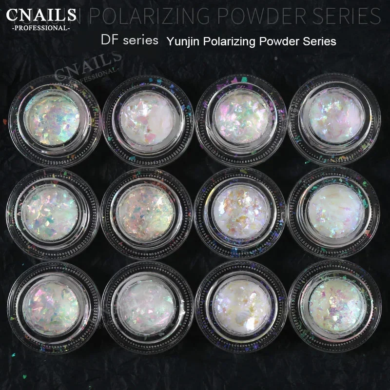 New Nail Glitter Powder Flake Sparkly irregolare Paillette Paillette Shiny Manicure Pigment Powder Nail Art Decoration 0.3 g/scatola