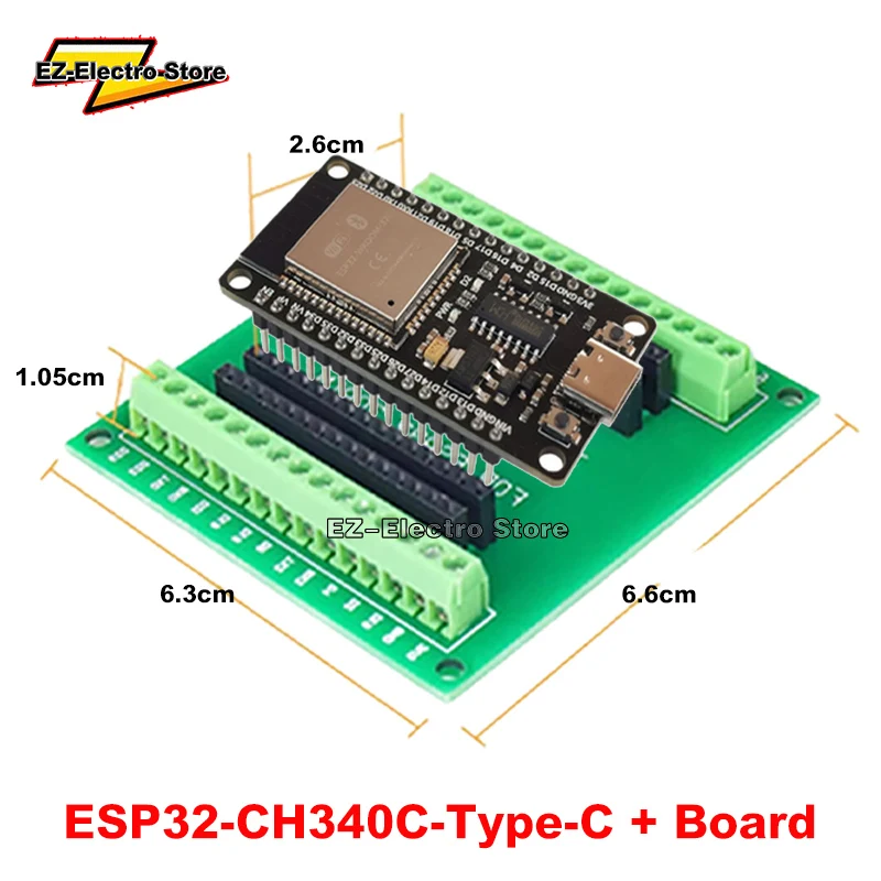 ESP32 Development Board WiFi+Bluetooth module Ultra-Low Power Consumption Dual Core NodeMCU-32S ESP32-WROOM-32D 32U 30Pin Board