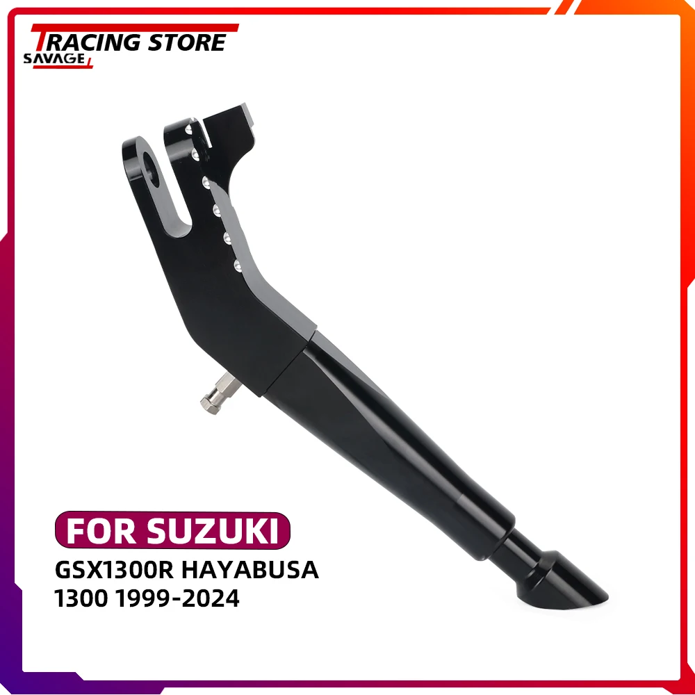 

For SUZUKI GSX1300R Hayabusa 1300 1999-2024 Kickstand Lowered Motorcycle Adjustable Side Stand GSX Parking Side Stand Kickstand