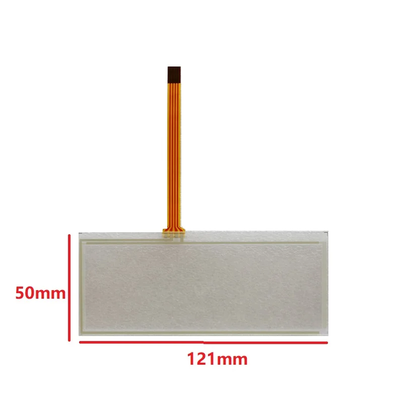 

HG1F-SB22YF-S HG1F-SB22BF-W For IDEC Resistive Touch Screen Glass Panel 121*50mm