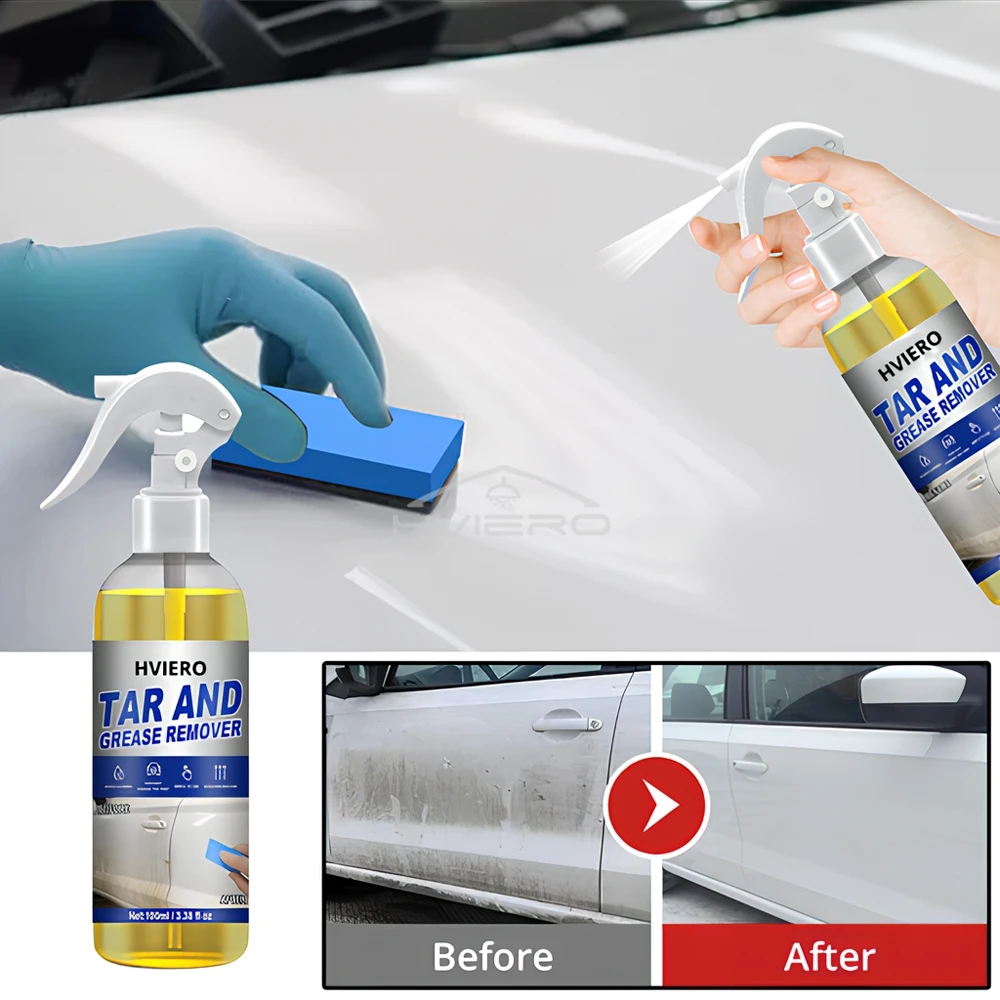 100ml Car Oil Tar Remover Solvents Based Spray Grease Police Degreasers Cleaner Kitchen Home Dilute Dirt Cleaning Polish Paint