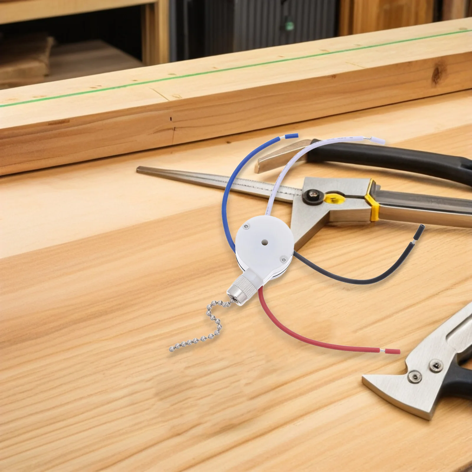 

Ceiling Fan Chain 3-Speed 4- -Off Pull String Replacement For Cabinet Light Lamp Parts Electrical Pull Switch Home