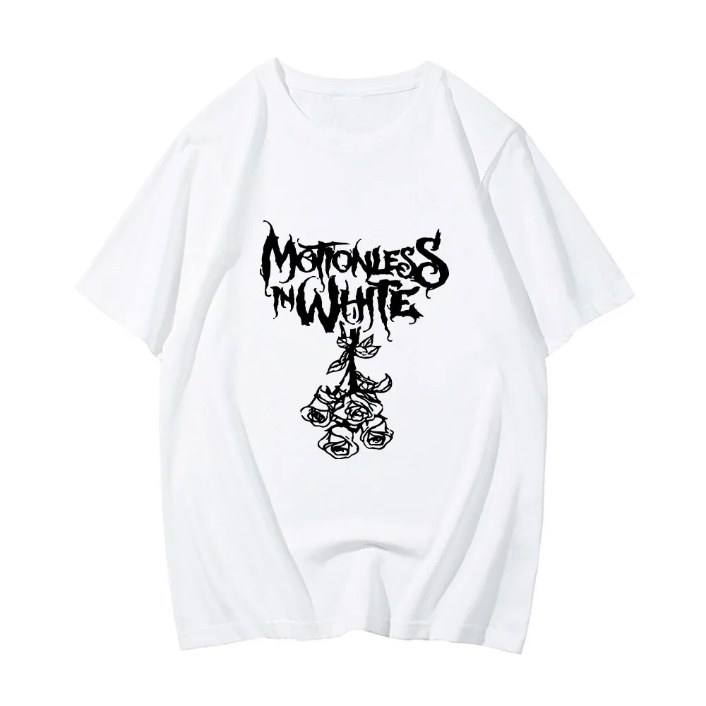 Motionless InWhite T-shir Funko Pop Gothic Cotton Tee-shirt Short Sleeve Fashion Tshirt Ropa Hombre O-neck Comfortable Clothes