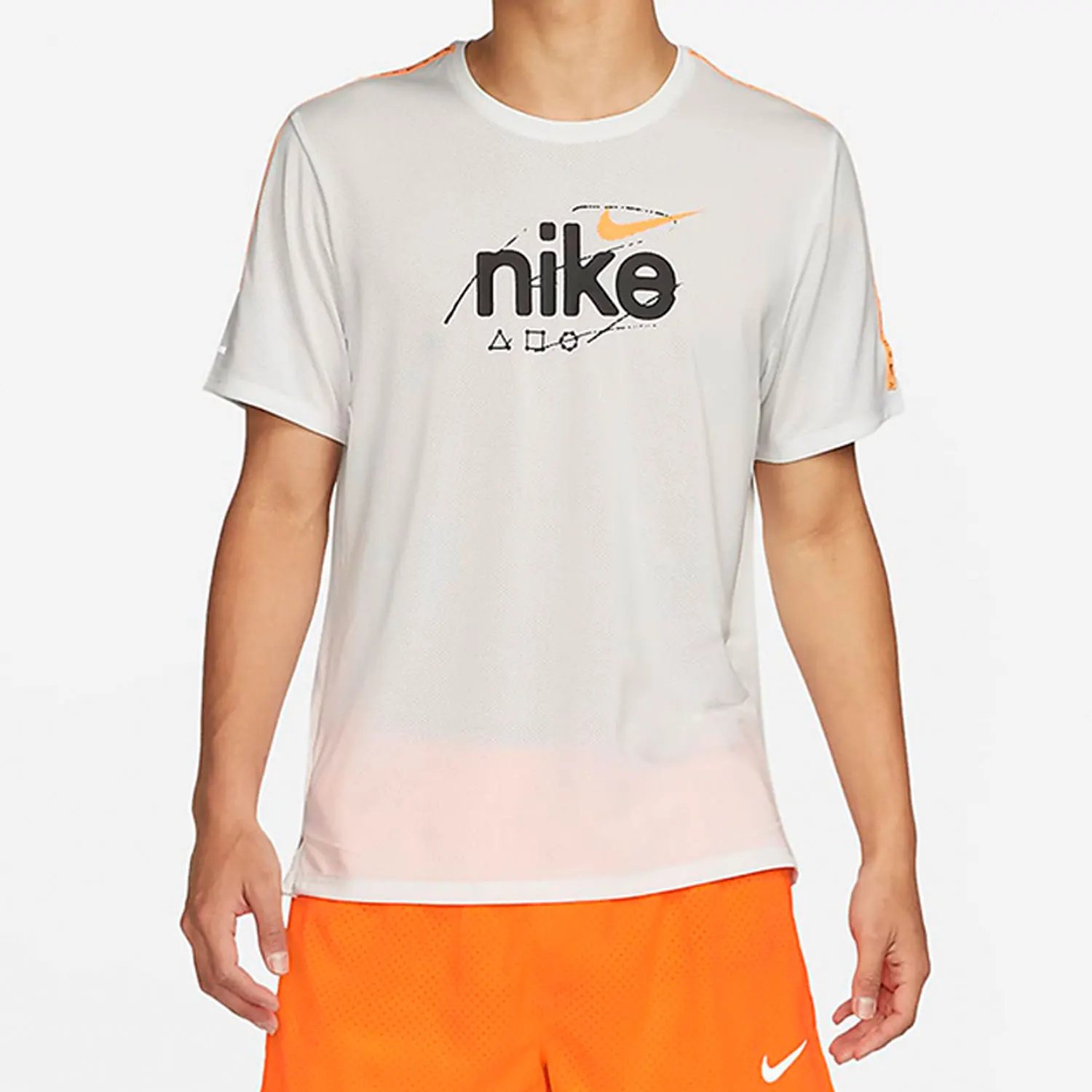 

Оригинальная летняя новая мужская спортивная свободная и удобная футболка Nike с короткими рукавами DQ4735-121