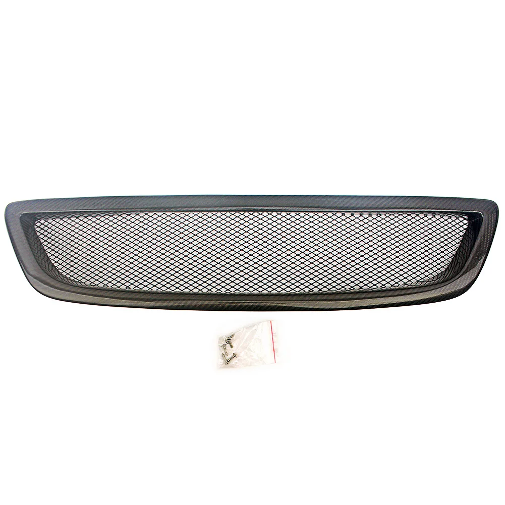 Front Bumper Center Grille Grill Refit For LEXUS GS300 GS400 GS430 1998-2005 Matt Black, Carbon Fiber