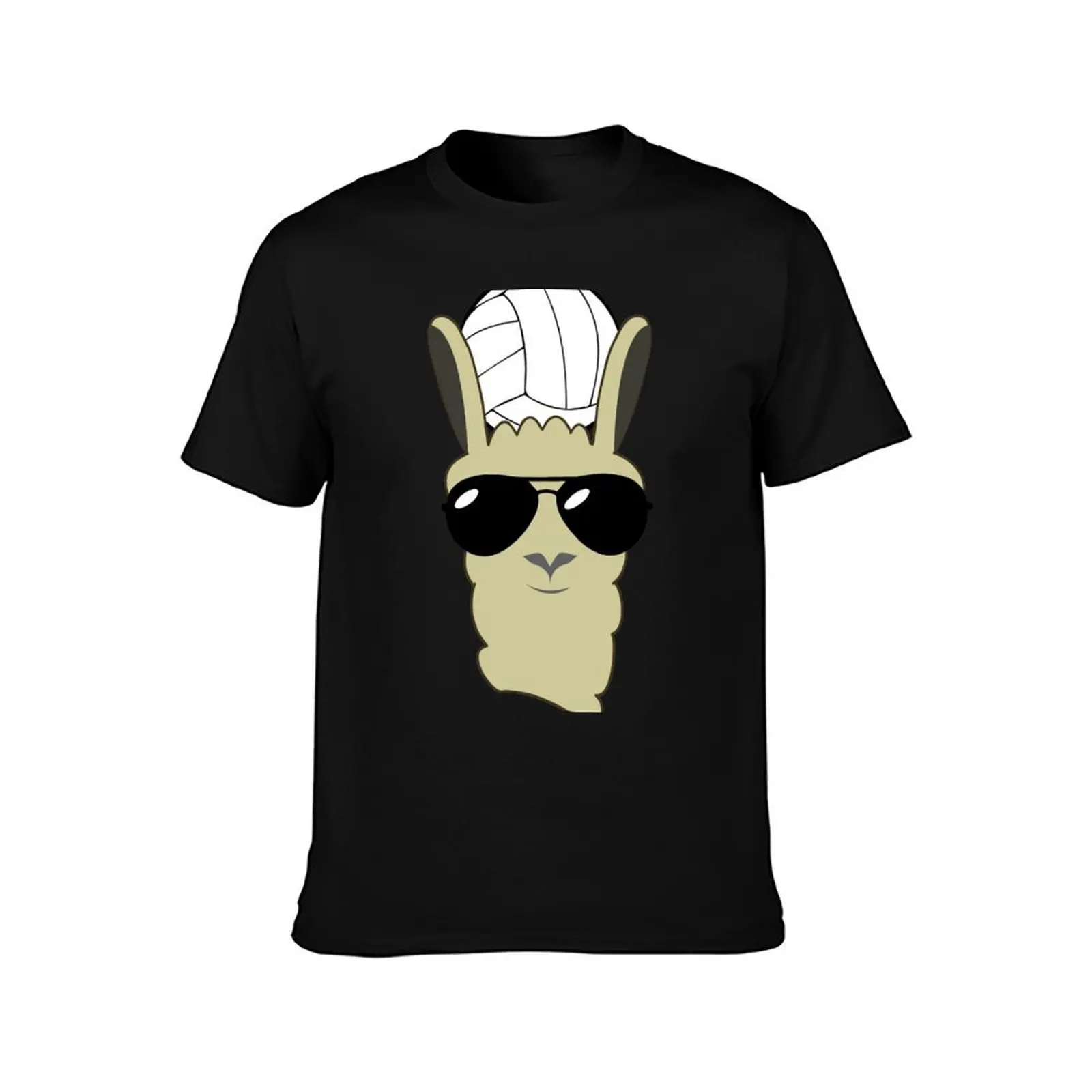 Volley Llama T-Shirt Streetwear Print Tee Shirt T-Shirt