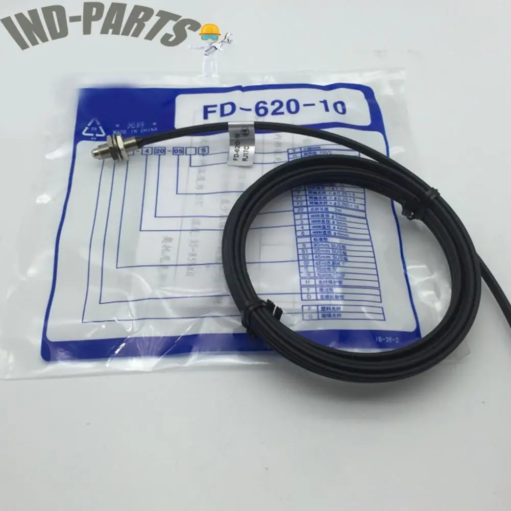 FD-620-10 For AUTONICS Cable Fiber 6mm Threaded end Optic Diffuse Reflective