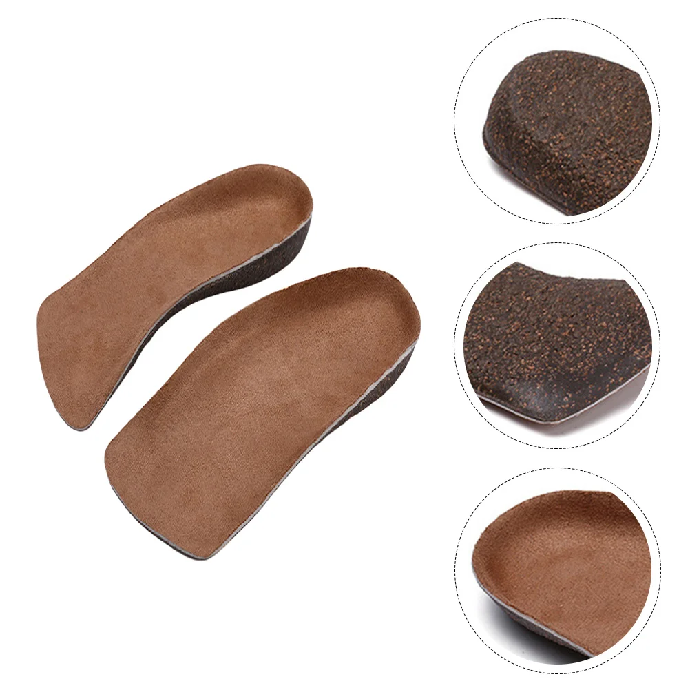 

Cork Shoe Pads Heel Insole Athletic Insoles for Men Breathable Unisex Damping Sheet Man