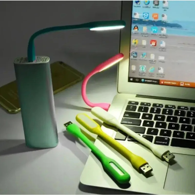 Power bank – Mini veilleuse LED USB 12V, lampe de lecture pour PC portable