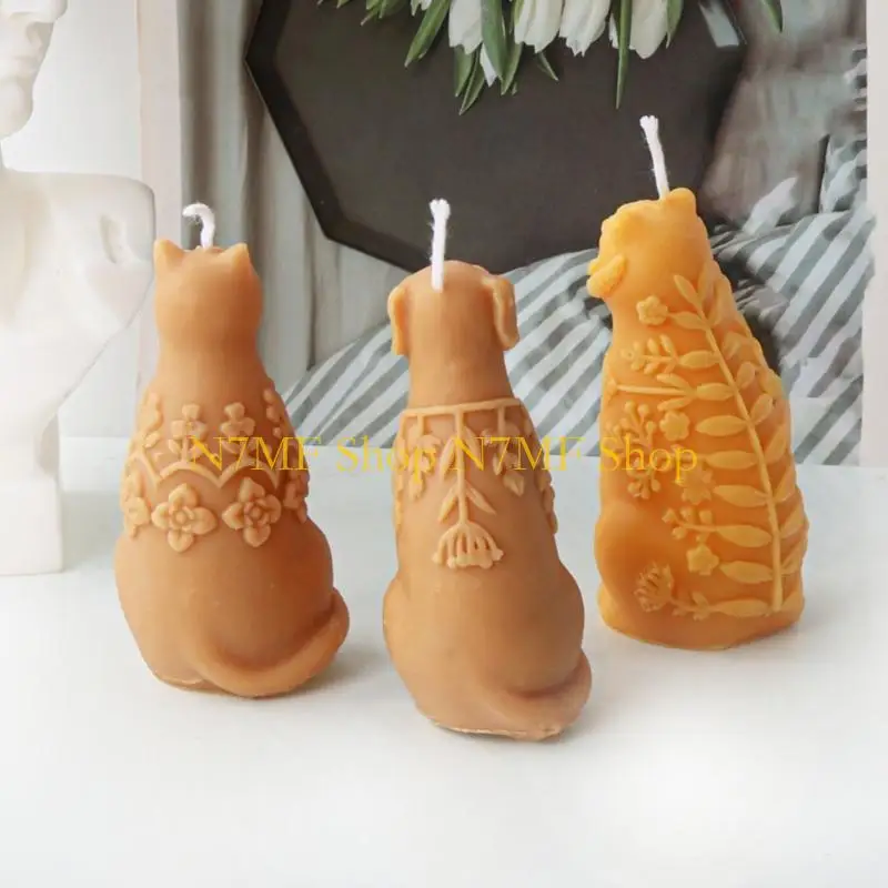 

N7MF Silicone Soap Molds Mould Animal Silicone Crafts Moulds for Craft