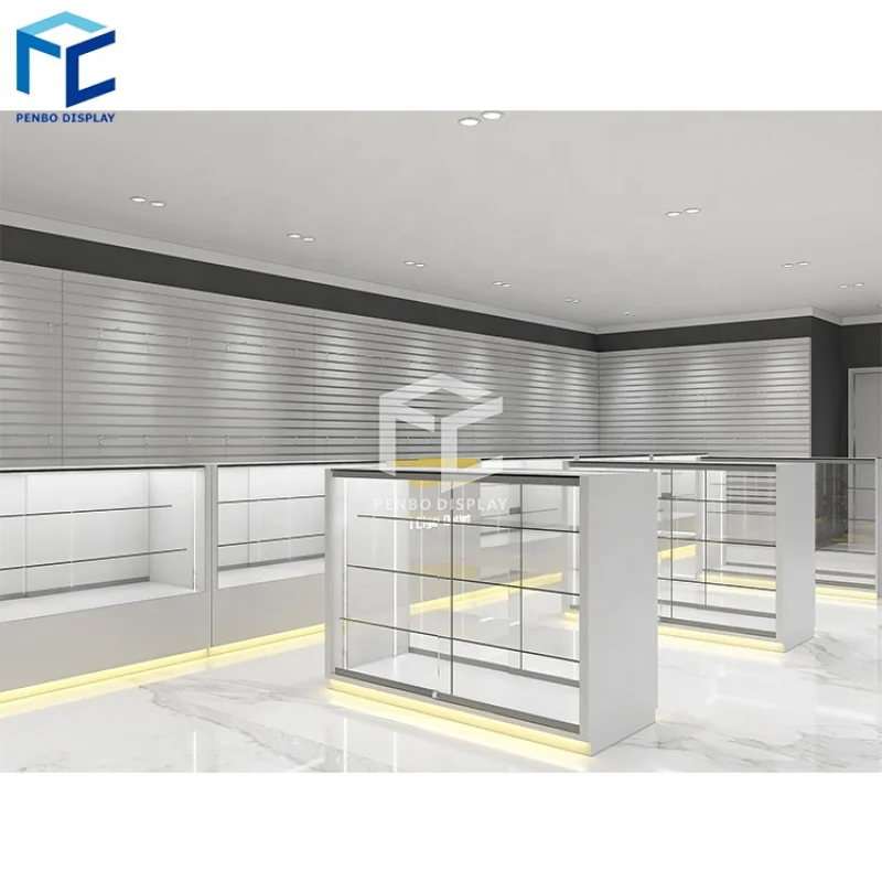 

2025customized.Modern custom dispensary display cases smoke shop glass showcase dispensary furniture shop design