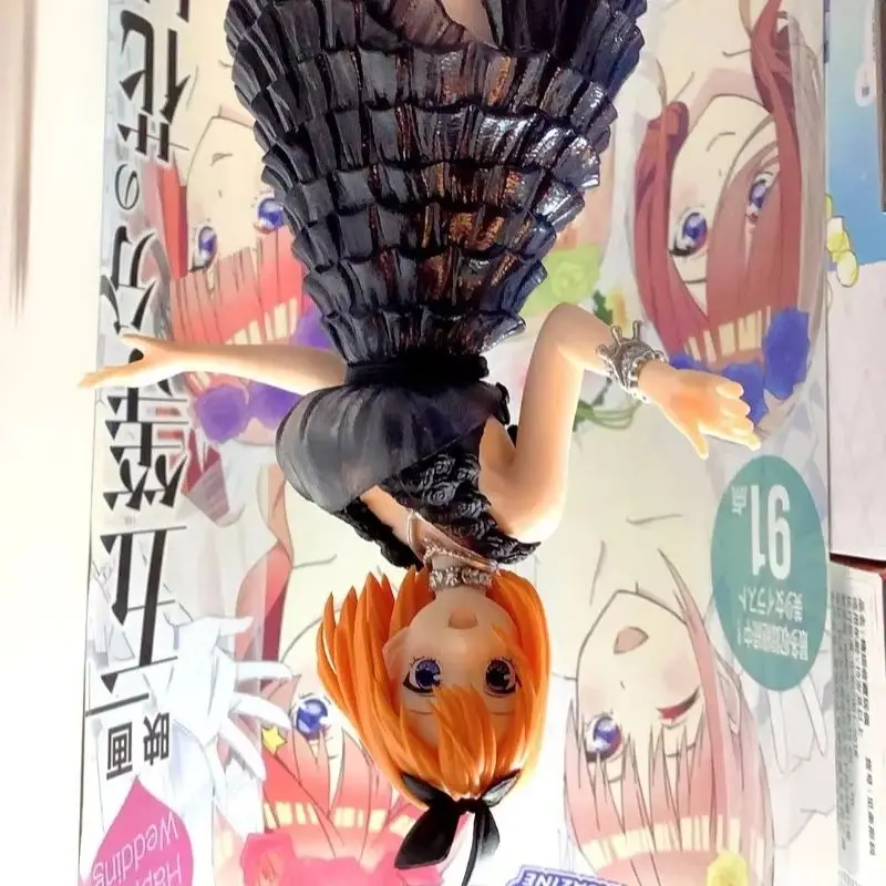 

Bandai Banpresto Kyunties The Quintessential Quintuplets Nakano Yotsuba Anime Figure Desktop Ornaments Children's Gifts Model