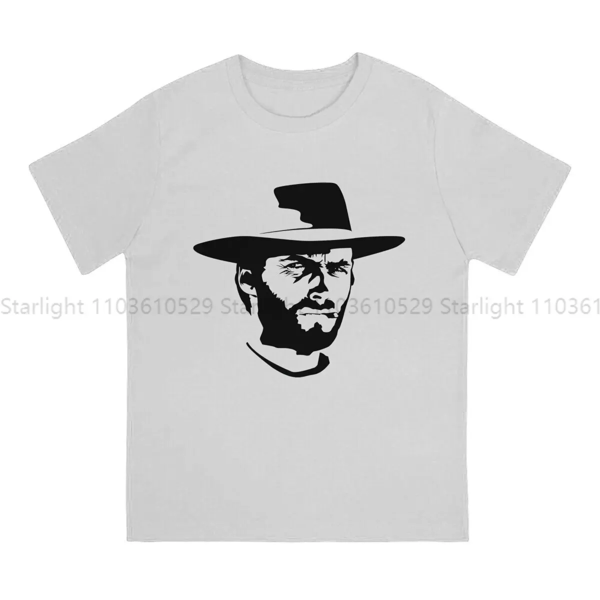 Clint Eastwood Cool TShirt For Men Dirty Harry Clothing Style Polyester T Shirt Soft