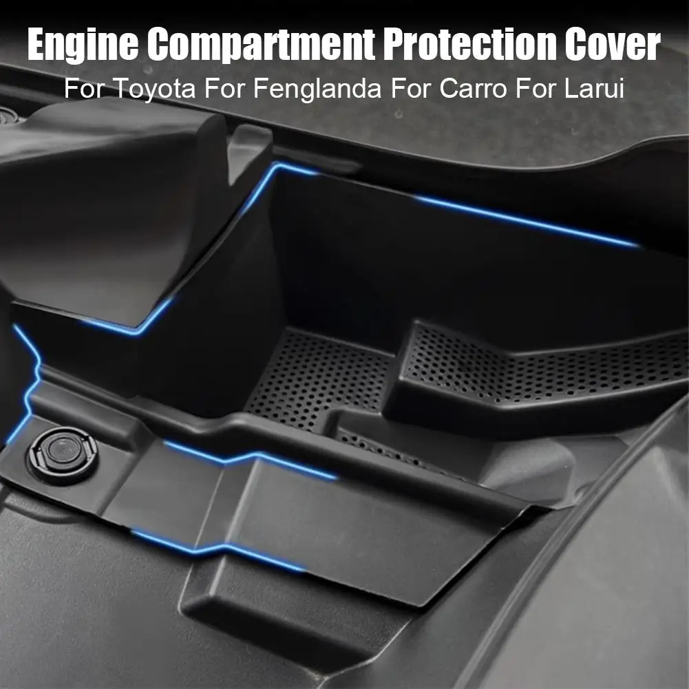 Car Styling Front Hood Cover Engine Compartment Filter Sink Net Protector Decoration Accessories For Toyota Corolla Cross 2022
