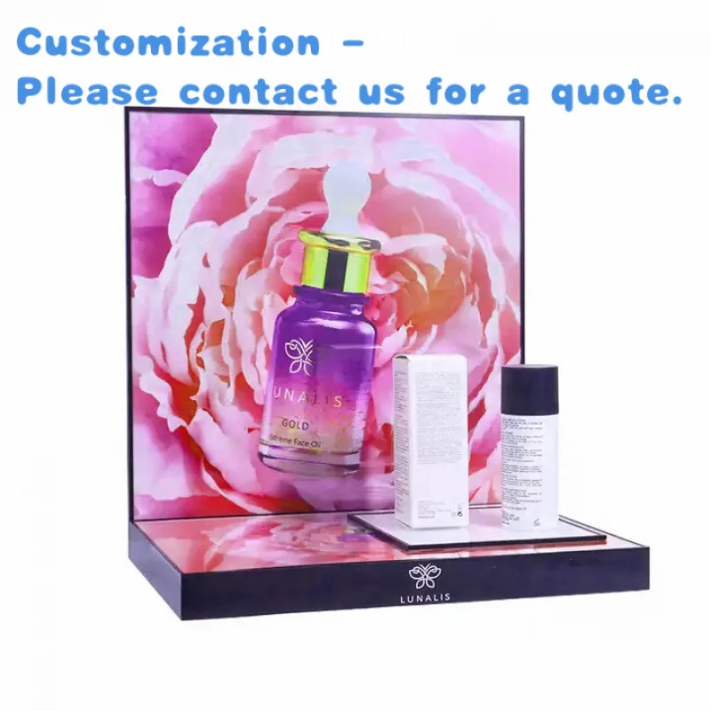 

custom.Acrylic Makeup Display Rack Perfume Stand Cosmetics Display Retail Store