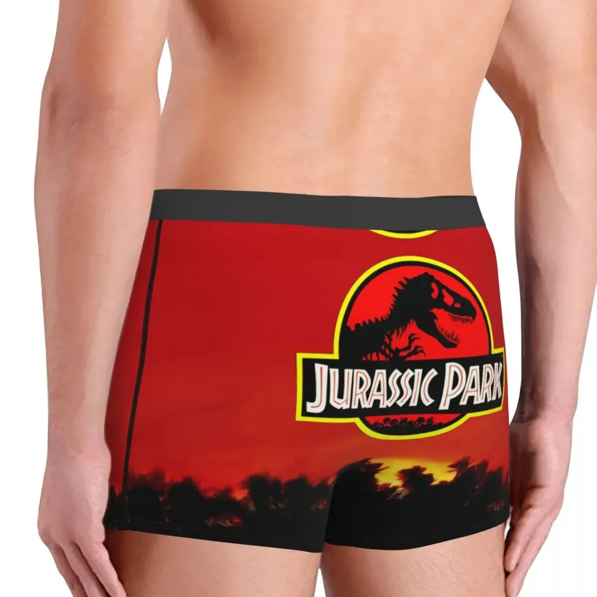 مخصص ديناصور بارك الجوراسي سراويل بوكسر ل ثلاثية الأبعاد مطبوعة الخيال العلمي الخيال فيلم سراويل داخلية تنفس السروال #4