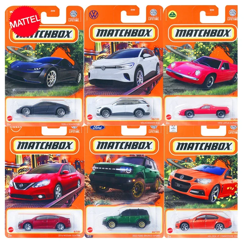 Оригинальный Mattel Matchbox автомобиль 1/64 литой город герой Volkswagen ID.4 Лотос Nissan Sentra автомобили игрушки для мальчиков коллекционный подарок