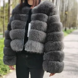 2024 Faux Raccoon Fur Coat Women Jacket Luxury Coat Women Winter Fluffy Jacket Thick Warm Furry Fur Outwear Faux Fur Coat L213