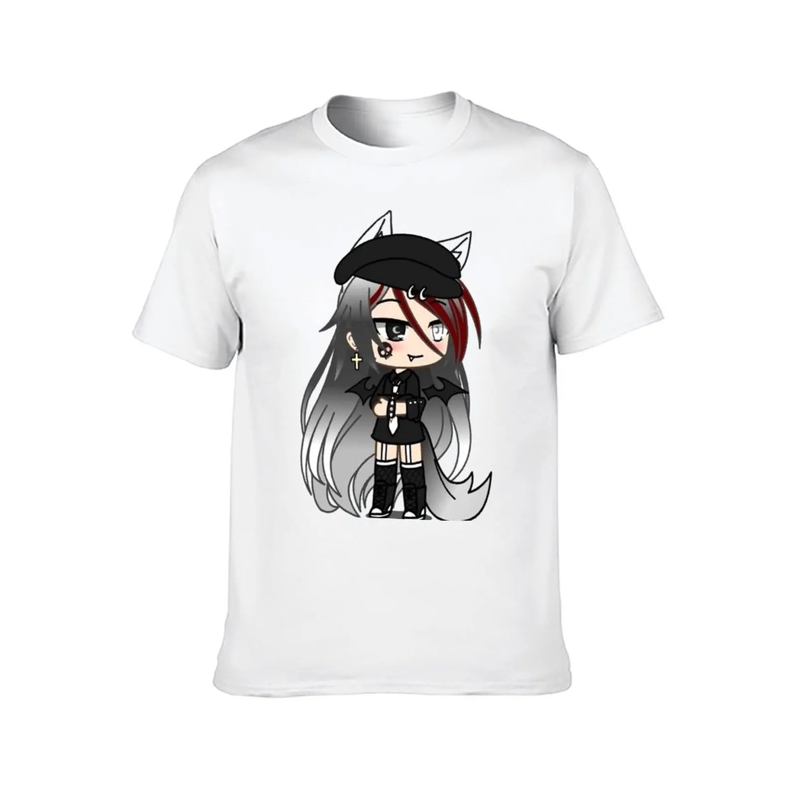 Gacha life socks T-Shirt man t shirts high quality luxury brand t shirts for man pack cotton funny t shirts man T-shirt