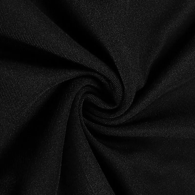 Nouvelles femmes robes automne mode manches longues col roulé robe noire Sexy évider dos nu moulante gaine élégante dame robe