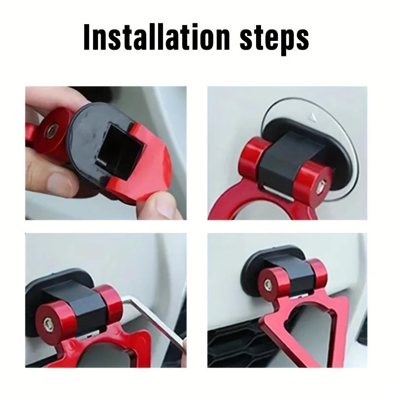 خطافات مقطورة ملصقا الديكور ، تصميم السيارة ، السيارات الخلفية ، الجبهة ، محاكاة جديدة حلقة سباق ، هوك سحب السيارة