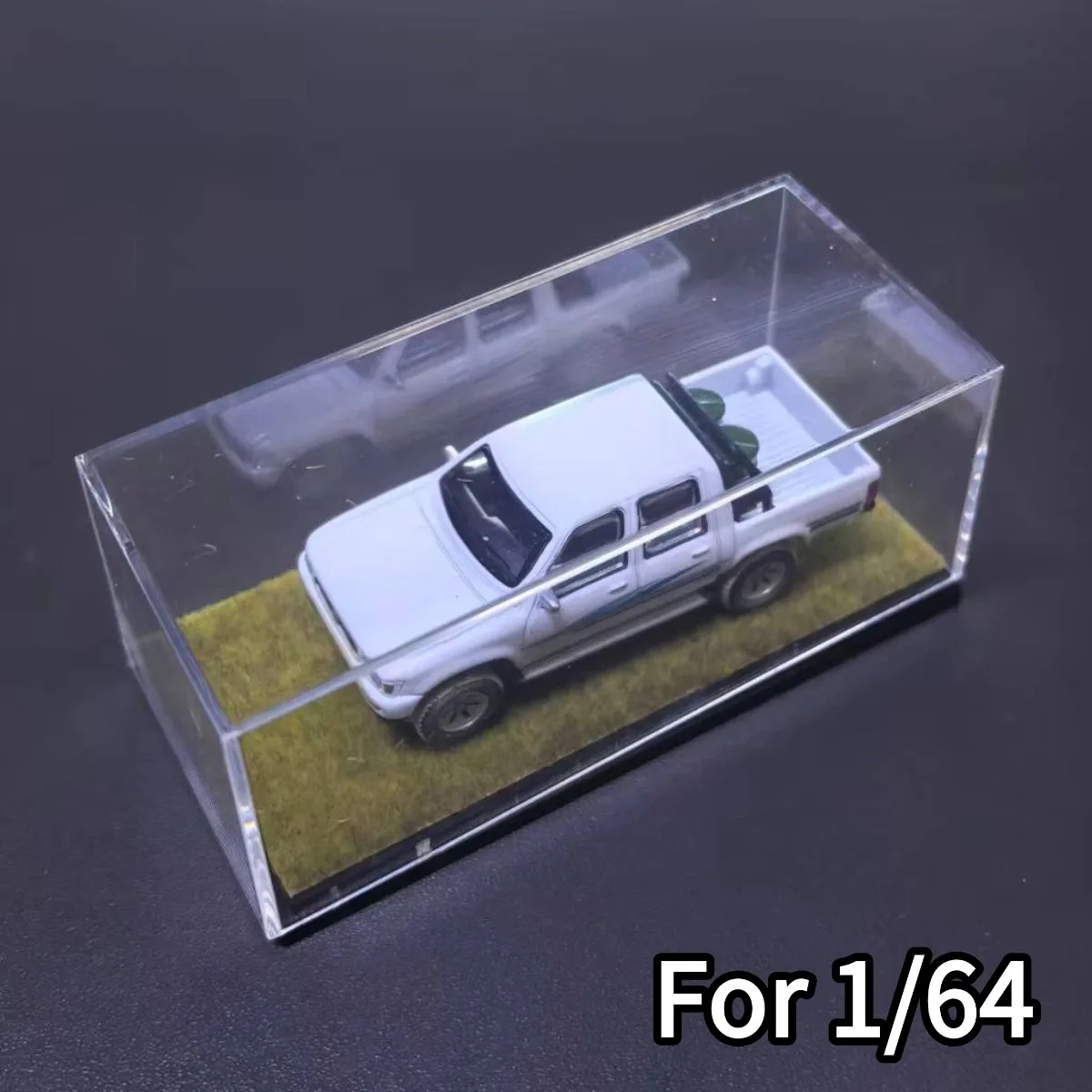 

Акриловая витрина 4,1 "x 1,8" для масштаба 1:64 1:87, модель автомобиля, коллекционный чехол для хранения фигурок, миниатюрное здание «сделай сам», диорама