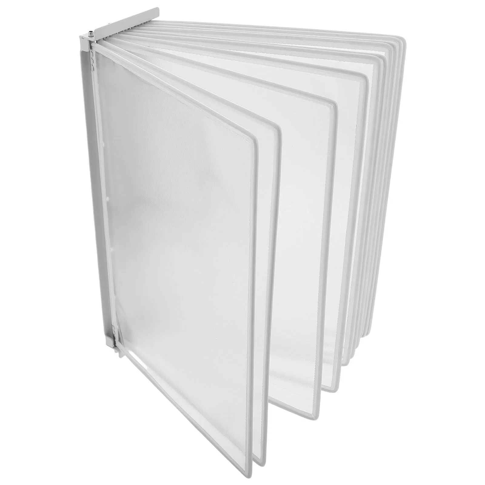 

10page Flip Folder Wallmounted Folder File Sheet Document Organizer Storage System Office Use Hanging Sheet Display Holder