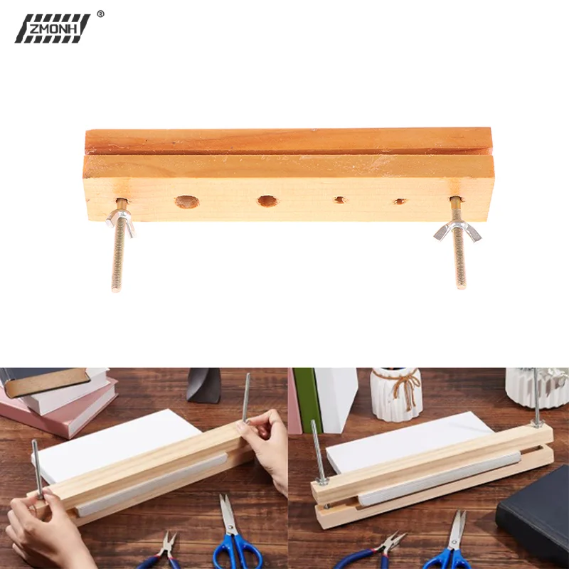 

[H]Wooden Bookbinding Press Large Press Bookbinder Flat Paper Press Machine For Home School Office DIY Bookbinding