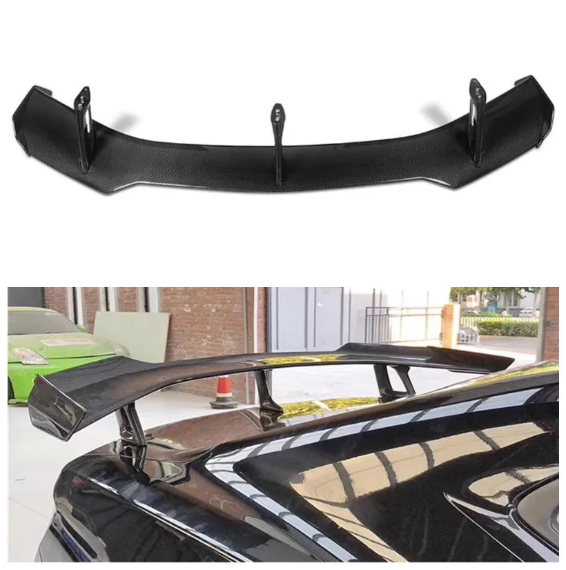 

For Chevrolet Camaro Real Carbon Fiber Rear Trunk Wing Roof Top Splitter Body Kit Auto Modification Parts 2016-2022
