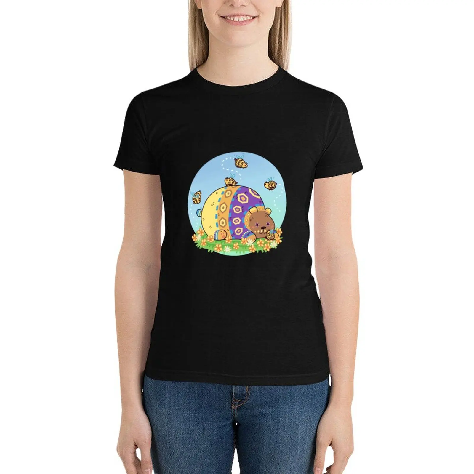 Fizzlybear & Buzzlegums - Viva Pi?ata Print T-Shirt Aesthetic clothing quick drying plus sizes workout t shirts for Women