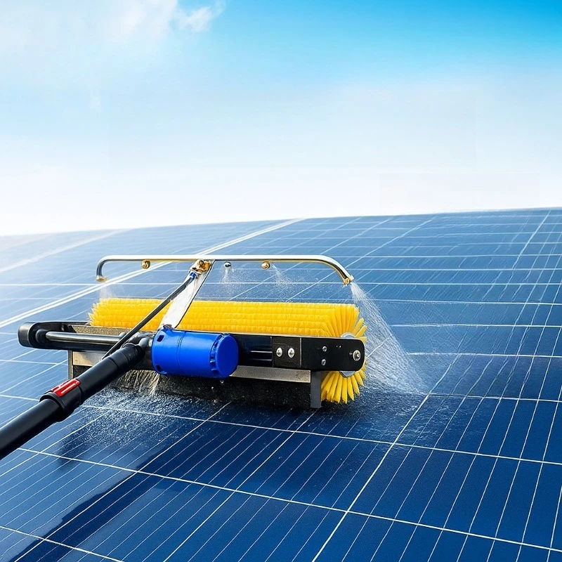 

Photovoltaic cleaning Solar photovoltaic panel cleaning robot tool