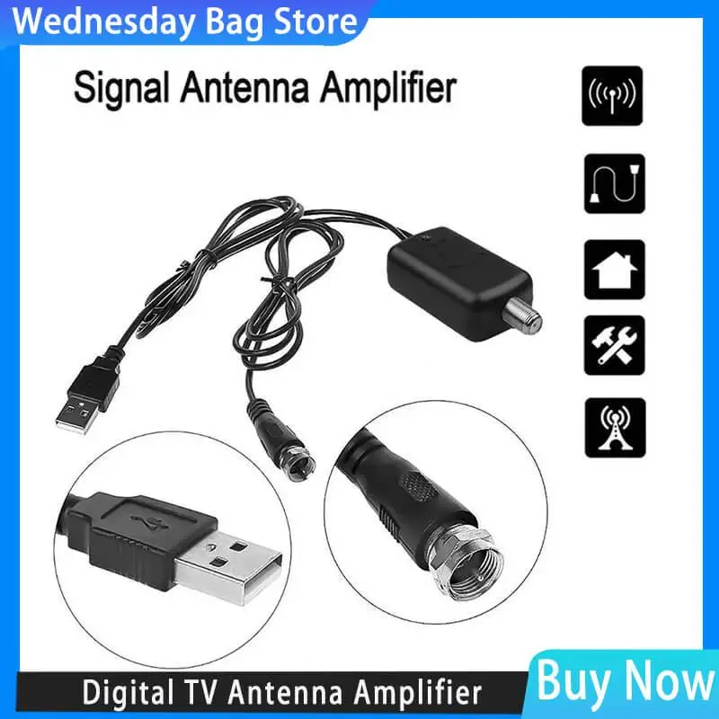 Digital TV Antenna Amplifier Signal Enhancer 4K UHD High-definition TV Antenna Signal Receiver TV Antenna Signal Enhancer