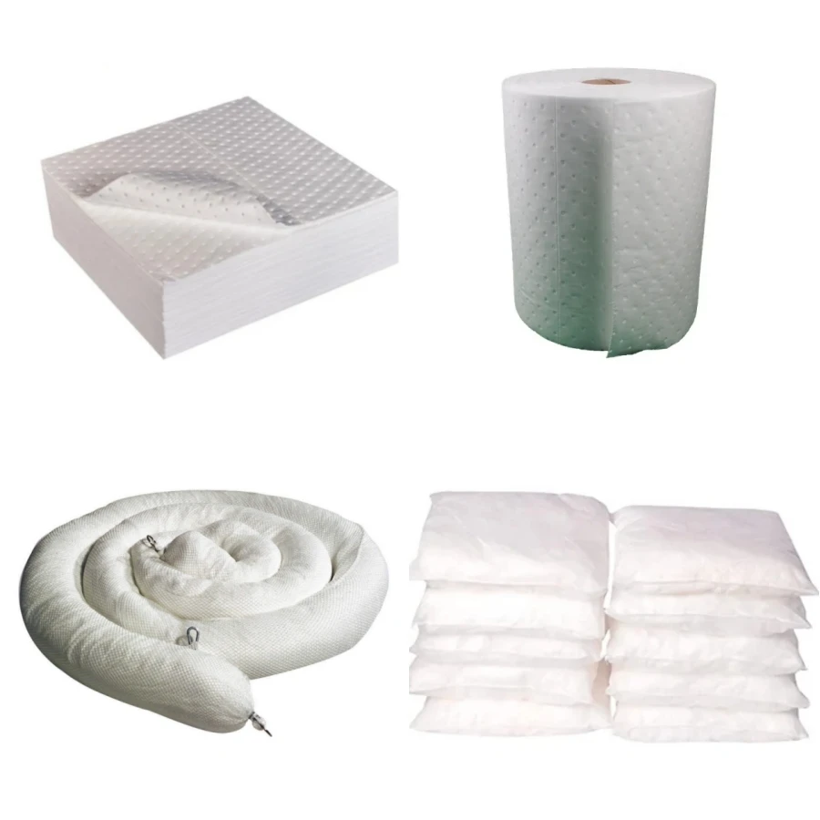 سجادات Sorbent قابلة لإعادة الاستخدام لمرفق توليد الطاقة، سجادات ماصة للزيت البيئي لصيانة المرفق