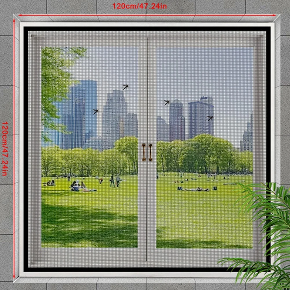 Privacy Netting Window Tulle Living Space No Drilling Required Polyester Fiber Material Wear-Resistant Feature
