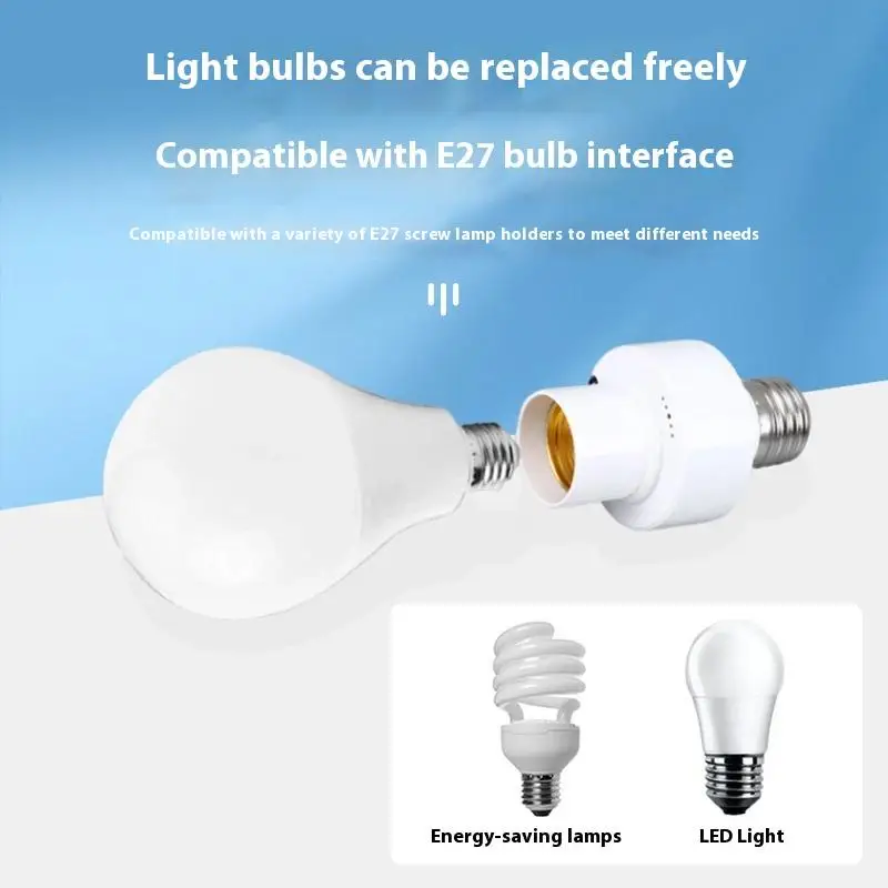 

E27 беспроводной пульт дистанционного управления, умный таймер, держатель лампы, мультивыключатель света, детская комната, спальня, дом, таймер