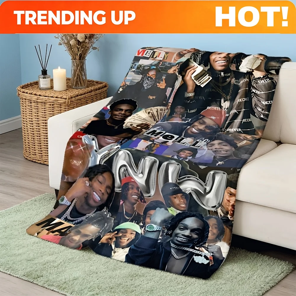 Customize []1pcs,melly Ynw, Flannel Blankets,Lightweight and Portable It S Convenient for Family Outings and Gatherings Unfold I