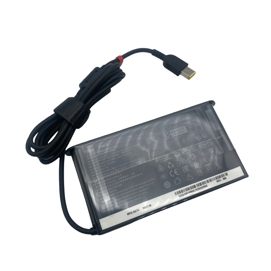 20 فولت 8.5A 170 واط التيار المتناوب محول الطاقة لينوفو شاحن الكمبيوتر المحمول الفيلق سليم 5 5i اليوغا برو 9i لينوفو ثينك باد P1 P16 IdeaPad Pro 5