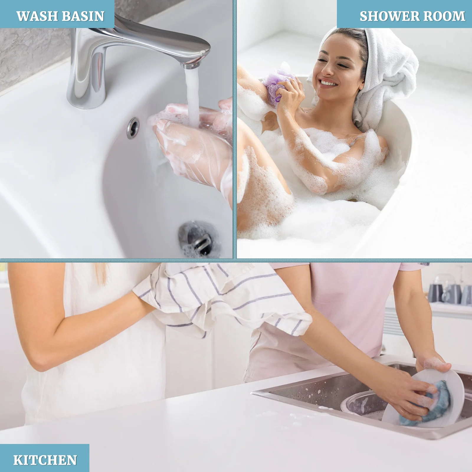 

2pcs Holders Lotus Shape No Drilling Bathroom Protector Kitchen Rack Soap Dish Drain Tray Punch-Free Soap Dish