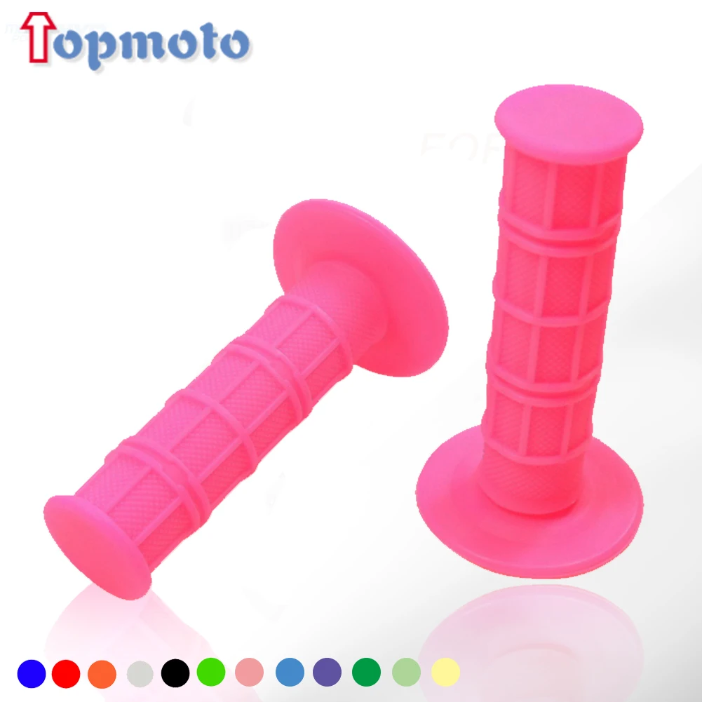 22mm 24mm Motorräder Grip Dirt Bike Griffe 7/8 "Gummi Biker Roller Griff Grip Für Lenker Mx Kissen top Gas 22mm Bar