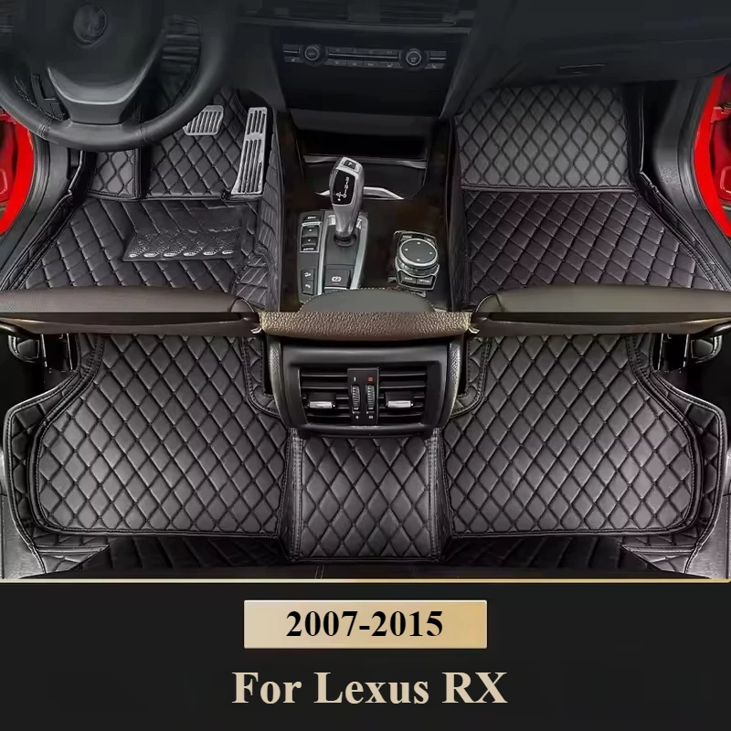 الحصير سيارة مخصصة لكزس RX RX300 RX350 RX400h RX450h 2007-2015 سنة التفاصيل الداخلية اكسسوارات السيارات